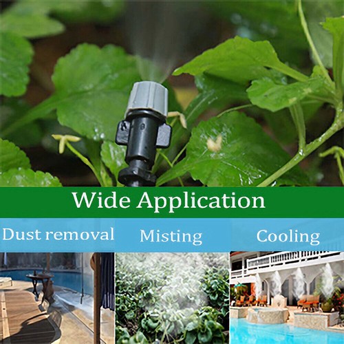 Sprüh Nebel Garten Terrasse Wasser Set Kühlsystem Kühlung Wasserzerstäuber - Bild 7 von 10