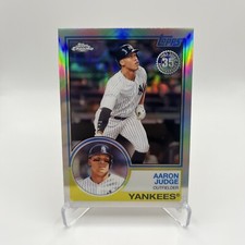 2018 Aaron Judge Topps Chrome Refractor #83T1 NY Yankees
