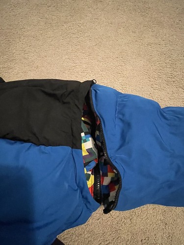 LEGO Puffer Jacket Coat Detachable Vest Purple/Black/Blue Full Zip Size XXL - Picture 5 of 7