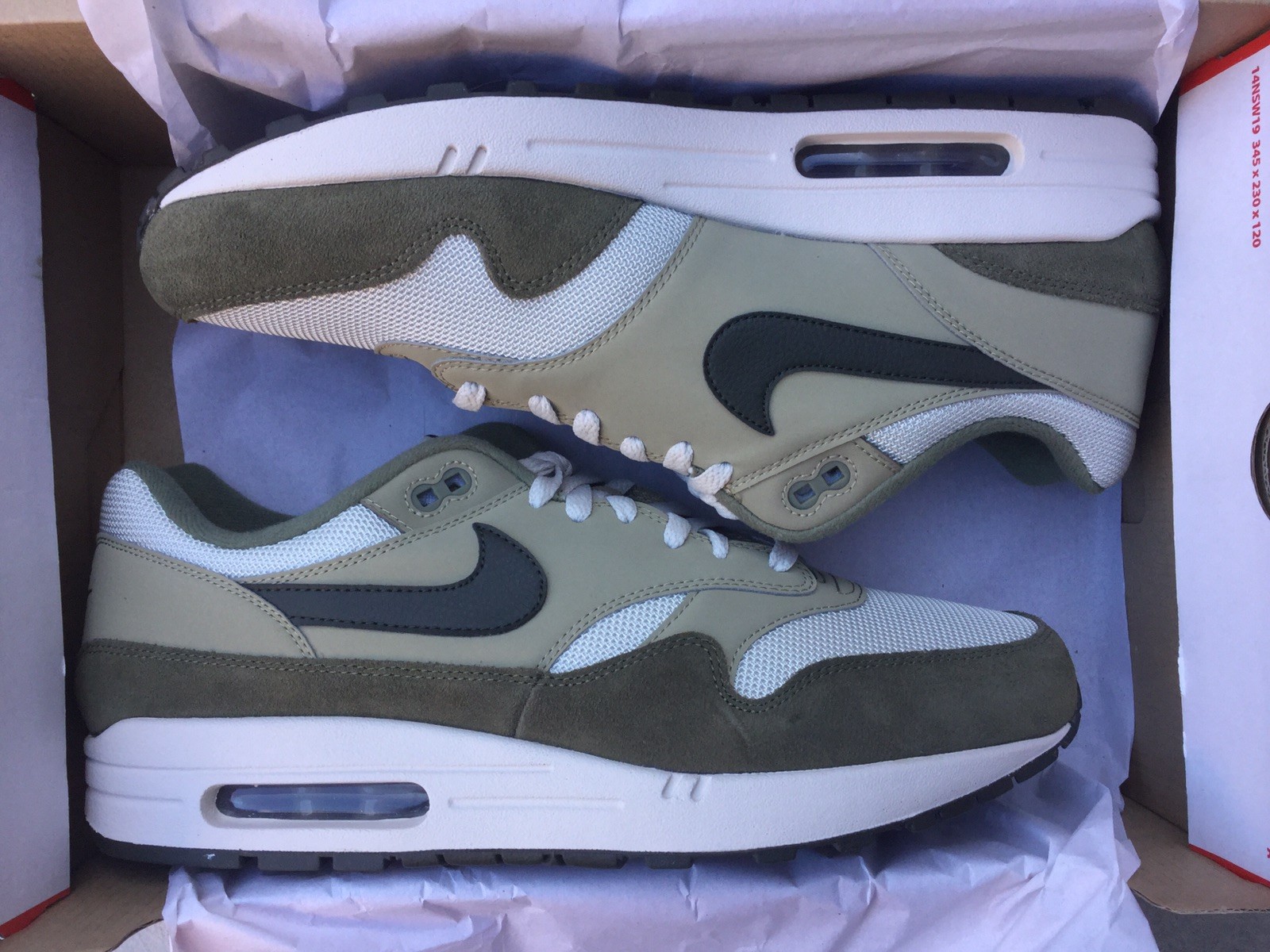 Nike Air Max 1 Retro. Retro. Retro. Sequoia and Medium Olive. UK11 US12 EU46. BNIB. 73ee6f Nike Air Max 1 Retro. Retro. Retro. Sequoia and Medium Olive. UK11 US12 EU46. BNIB. 73ee6f