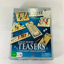 Cardinal 7 Different Solid Wood TEASERS Games Each Teaser Is Sealed- The Box 👀