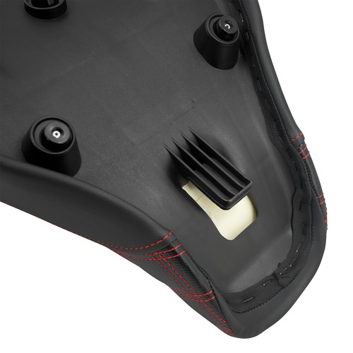 Driver Passenger Red Line Gel Seat w/ Backrest For Harley Low Rider 2018-2025 - Bild 19 von 22