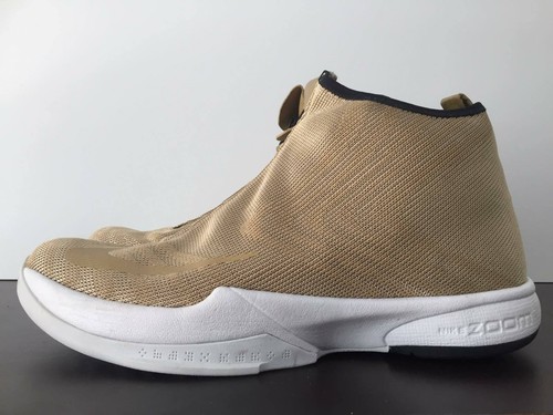 Nike Zoom Kobe Bryant icona jacquard oro metallizzato cerniera Guanti  819858-700 SZ 11.5 | eBay