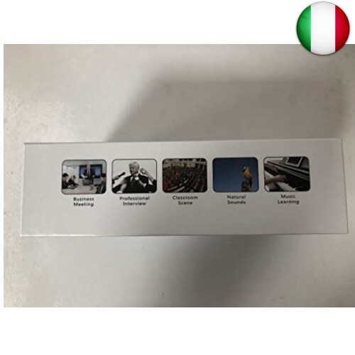 Registratore Vocale Portatile H+Y fino a 192 ore, 16GB Micro Registratore con - Foto 9 di 12