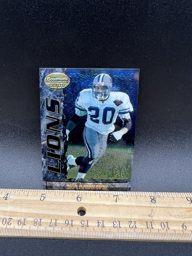 1995 Bowman's Best Barry Sanders. Detroit Lions - Bild 12 von 12