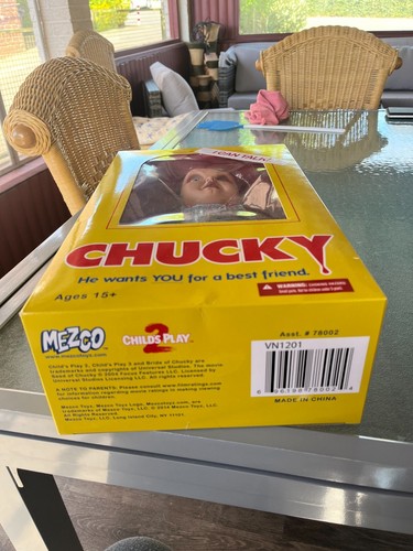 Figur Puppe Chucky Child´s Play 2 Mezco Toys 2014 NEU OVP Sound 15" 38cm - Bild 4 von 6