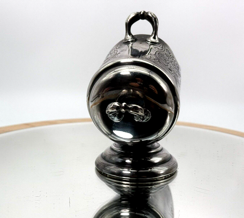 Victorian Sugar Scuttle Silver Plate Barker Bros Birmingham 1892 Ornate - Picture 9 of 14