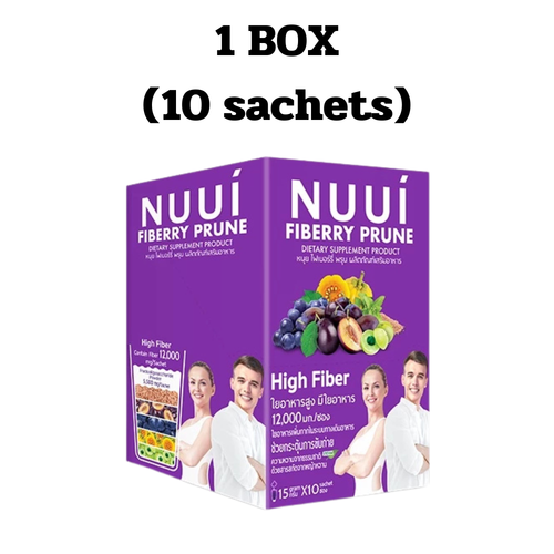 Nuui Fibra Desintoxicante Bebida Sabor Ciruela 10 Sobres Soporte de Peso - Imagen 9 de 9