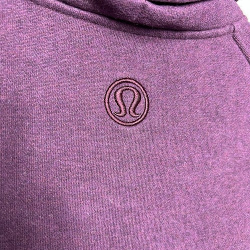 Lululemon Scuba Cuddle Up Jacket Heathered Plum Activewear Full Zip Size 4 - Picture 13 of 19