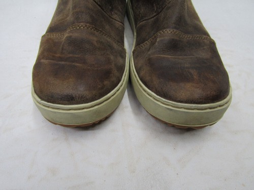 LL Bean Womens Size 9.5 M Brown Leather Zip Ankle Fashion Boots Bootie - Picture 6 of 11