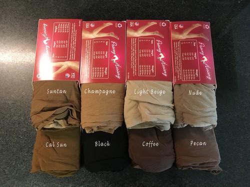 COMPRESSION HOSIERY Gloss Tights Pantyhose PICK ITEM COLOR SIZE B C D Q 2XL 3XL - Picture 94 of 156