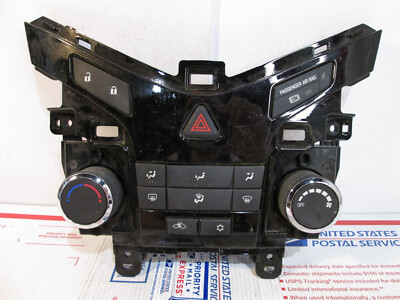  2014 CHEVY CRUZE LT A/C HEATER CLIMATE CONTROL TEMPERATURE LOCK REAR DEFROSTER