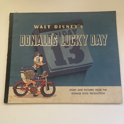 1939 Walt Disney's Donald's Lucky Day Whitman Publishing