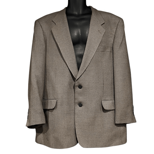 Lord & Taylor Herringbone Tweed Wool Suit Jacket Sports Men’s 44R - 第 1/7 張圖片