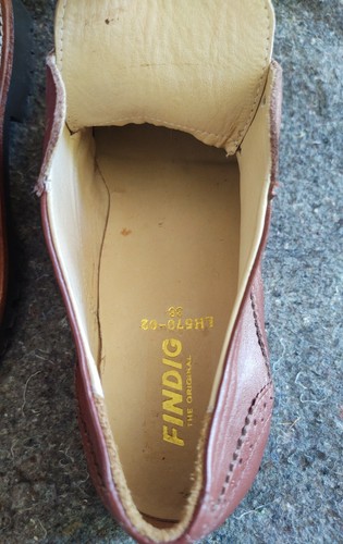 FINDIG The Original Damenschuhe braun Flügelspitze Euro Größe 38 - Bild 8 von 8