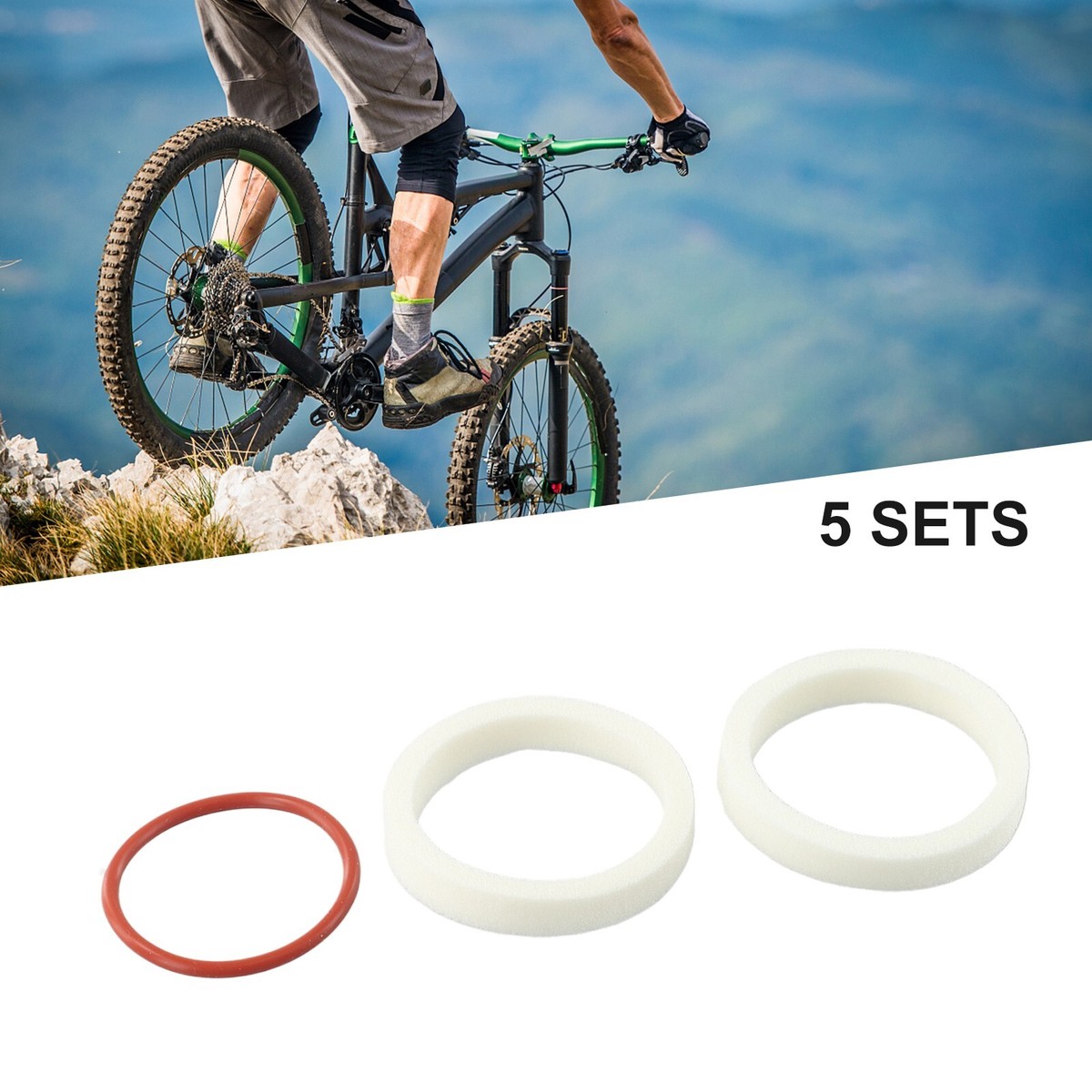Bebykilemi Schaumstoffringe Für Fahrrad, Gabel, Ö Produktbild-Vorschau 5