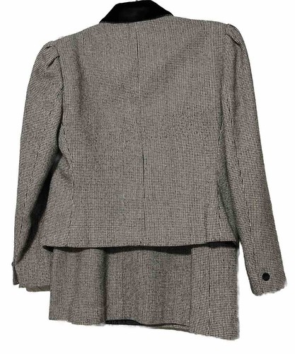 VTG 50’s JONATHAN LOGAN Wool Blend Knit Button Up Jacket & Midi Pencil Skirt Set - Picture 3 of 12