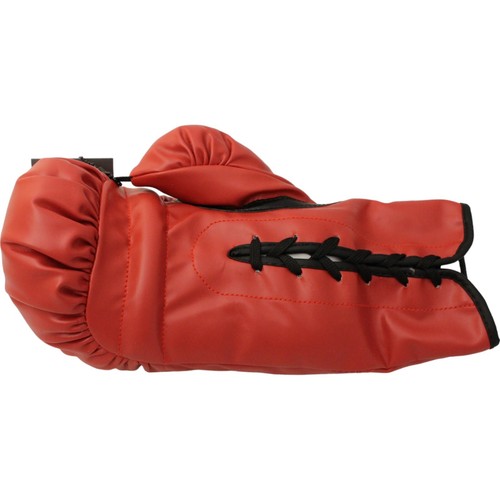 Roberto Duran Autographed/Signed Red Right Boxing Glove Beckett 44776 - Picture 3 of 3