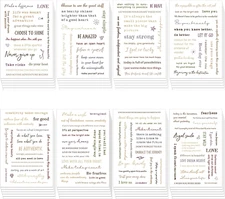 48 Sheet Inspirational Quotes Planner Stickers Motivational Words Journal Access