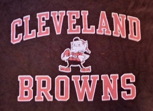 Cleveland Browns Vintage Collection Victory Arch Herren SS T-Shirt Braun Gr. XL. Neu mit Etikett - Bild 2 von 3