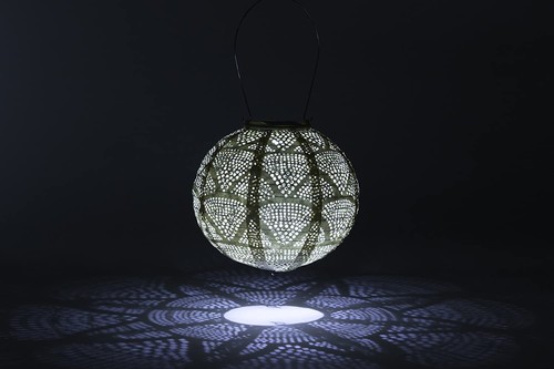 Allsop 8" Pearl Solar Lantern - Picture 3 of 4