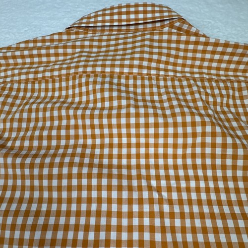 Tailorbyrd Hemd Herren Large orange Gingham Karo kariert Button Down Langarm - Bild 21 von 23