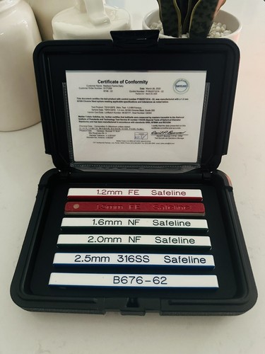 SAFELINE METAL DETECTION & X-RAY INSPECTION CUSTOM TEST SAMPLES - CERTIFIED 2025 - Picture 4 of 10