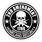 2nd Amendment Hard Hat Sticker / Helmet Decal / Vinyl Label / Tactical Black Ops