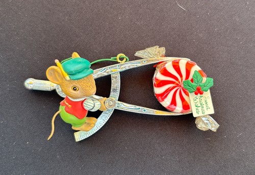 ENESCO 1991 Allegro Millimetro Bussola Pinze Topo Caramelle Decorazione Natalizia - Foto 5 di 5