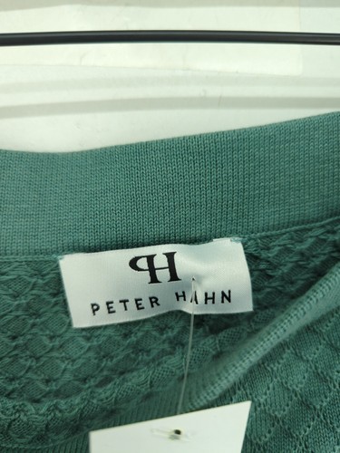 Peter Hahn Women's Midi Skirt UK 16 Green Cotton with Viscose Straight & Pencil - Picture 5 of 5
