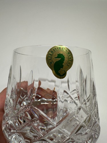 Waterford Crystal Lismore Old Fashioned Roly Poly Whiskey Tumbler Glass-Set of 4 - Picture 4 of 21