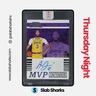 2019 PANINI CONTENDERS #MVP-ADV ANTHONY DAVIS MVP AUTO /49