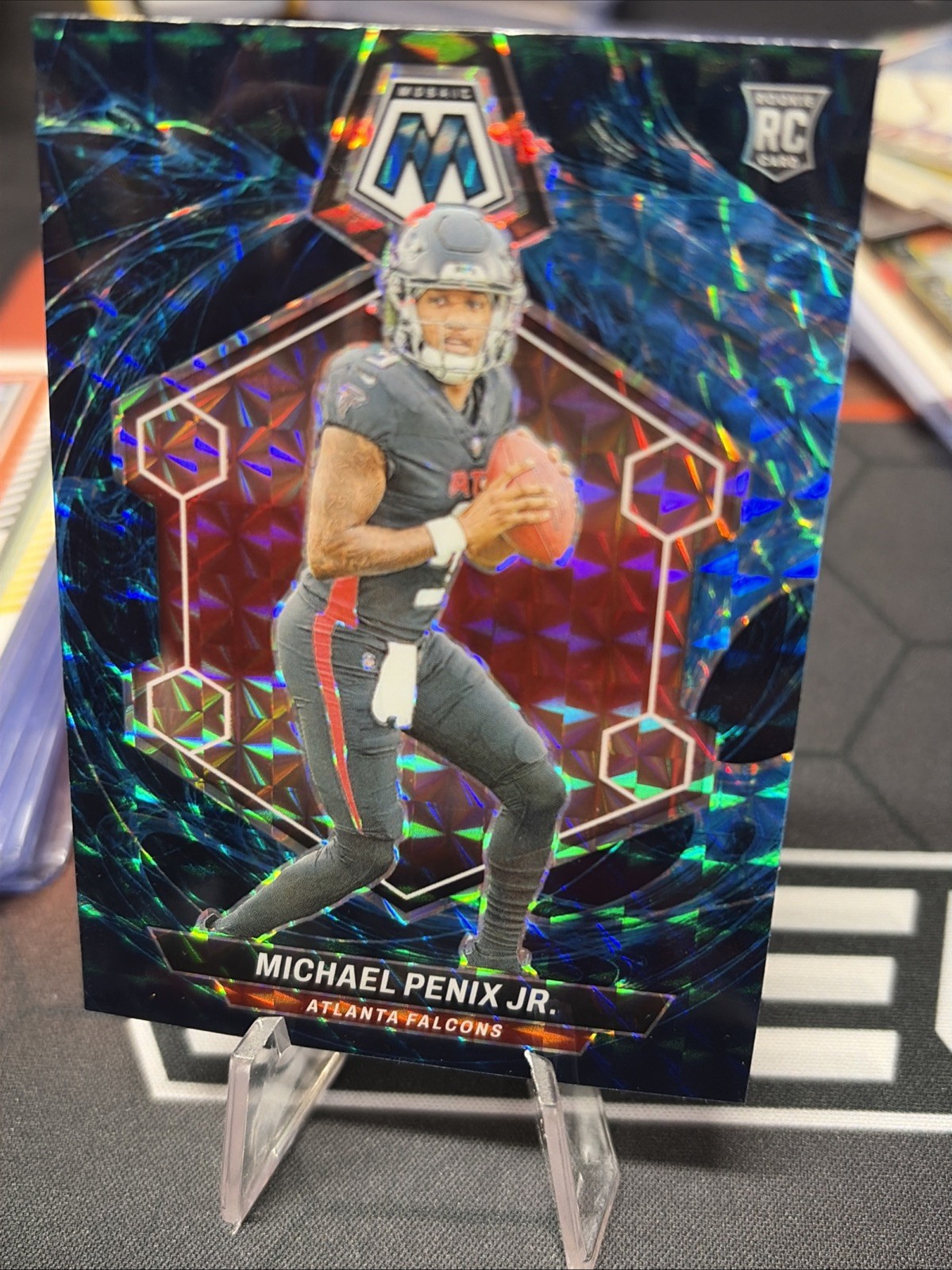 2024 Panini Mosaic - Rookies Michael Penix Jr. #308 Genesis Mosaic Prizm (RC)