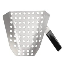 Aluminum Commercial Popcorn Maker Speed Scoop w/ Holes for Filling Bags, Boxes