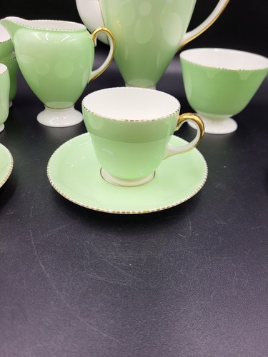 Vintage Wedgwood "April Colours" Mint Bone China Teil Kaffeeservice, 4145 - Bild 3 von 21