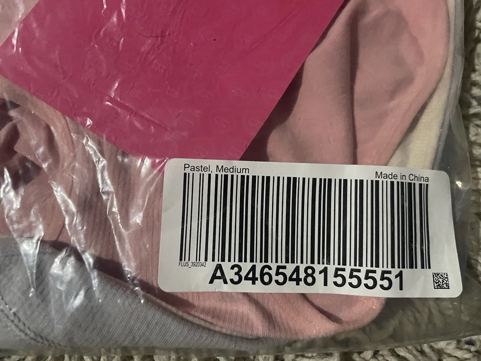 Juego de 4 bragas breezies de algodón sin costuras A346548 QVC NUEVAS CON ETIQUETAS medianas pastel Foto 2 de 4