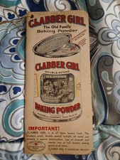 Vintage Clabber Girl Baking Powder Advertisin...