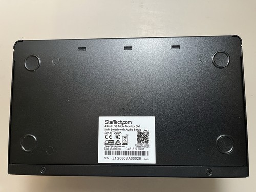 Star Tech 4 Port USB Triple Monitor DVI KVM Switch #SV431TDVIUA - Afbeelding 9 van 13