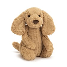 NWT Jellycat Bashful Toffee Puppy Dog Brown Plush Medium 12  Perfect Gift Idea 