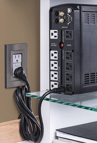 CyberPower CST135XLU-R 1350VA/810W AVR, LCD, USB 2.0 USV - Zertifiziert Refurbished - Bild 5 von 5