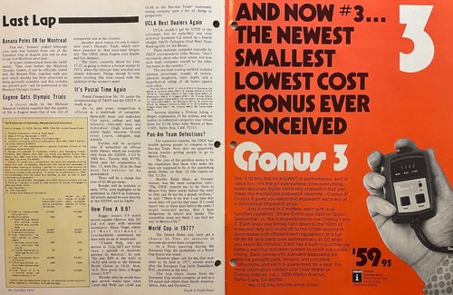 1975 Track and Field News October Bruce Jenner, Nike Waffle ad - Picture 21 of 24