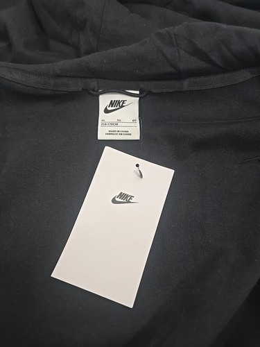 NIKE Tech Fleece Felpa con cappuccio e zip intera Junior Nero/Grigio CU9223-013 Nuova con etichette Bambini XL - Foto 15 di 23