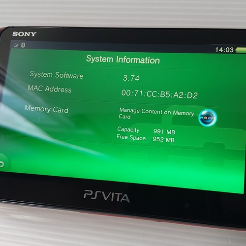 Console Sony PlayStation PS Vita nera rossa PCH-2000 con caricatore importazione Giappone - Foto 2 di 14