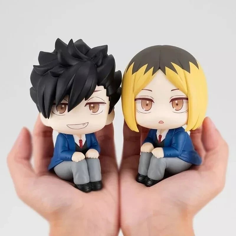Figura de acción Haikyuu versión Q Kuroo Haikyuu figura Look Up Kenma Kozume D 10 cm