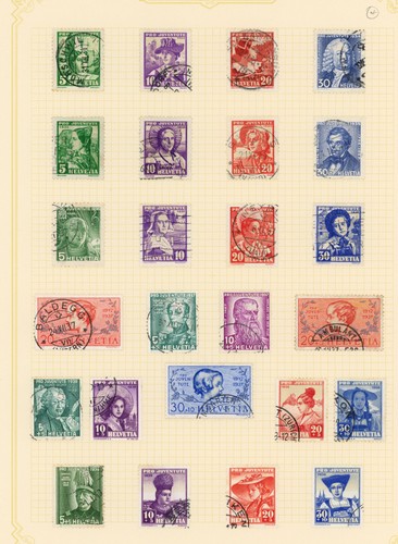 Switzerland - SUPERB Collection 1849-1969 mostly USED including SCARCE stamps - Picture 13 of 24