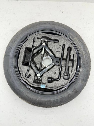 2019 Genesis G70 18" Emergency Spare Wheel Tire Rim Black T135/80R18 With Kit - Bild 2 von 2