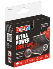 tesa Klettband Ultra Power Lock Tape, 25 mm x 1 m