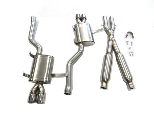 OBX Becker Stainless Steel Catback 00-03 BMW M5 E39 V8 S62 5.0L Exhaust System - Picture 2 of 11