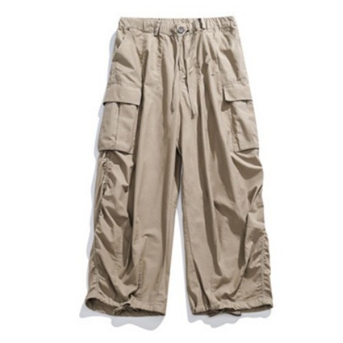Cargo Pants Men Clothing Streetwear Stylish Comfortable Drawstring Fashion - Picture 11 of 37