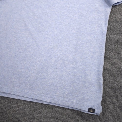 Faherty Movement Poloshirt Herren S blau meliert leicht weich Stretch Freizeit - Bild 3 von 9